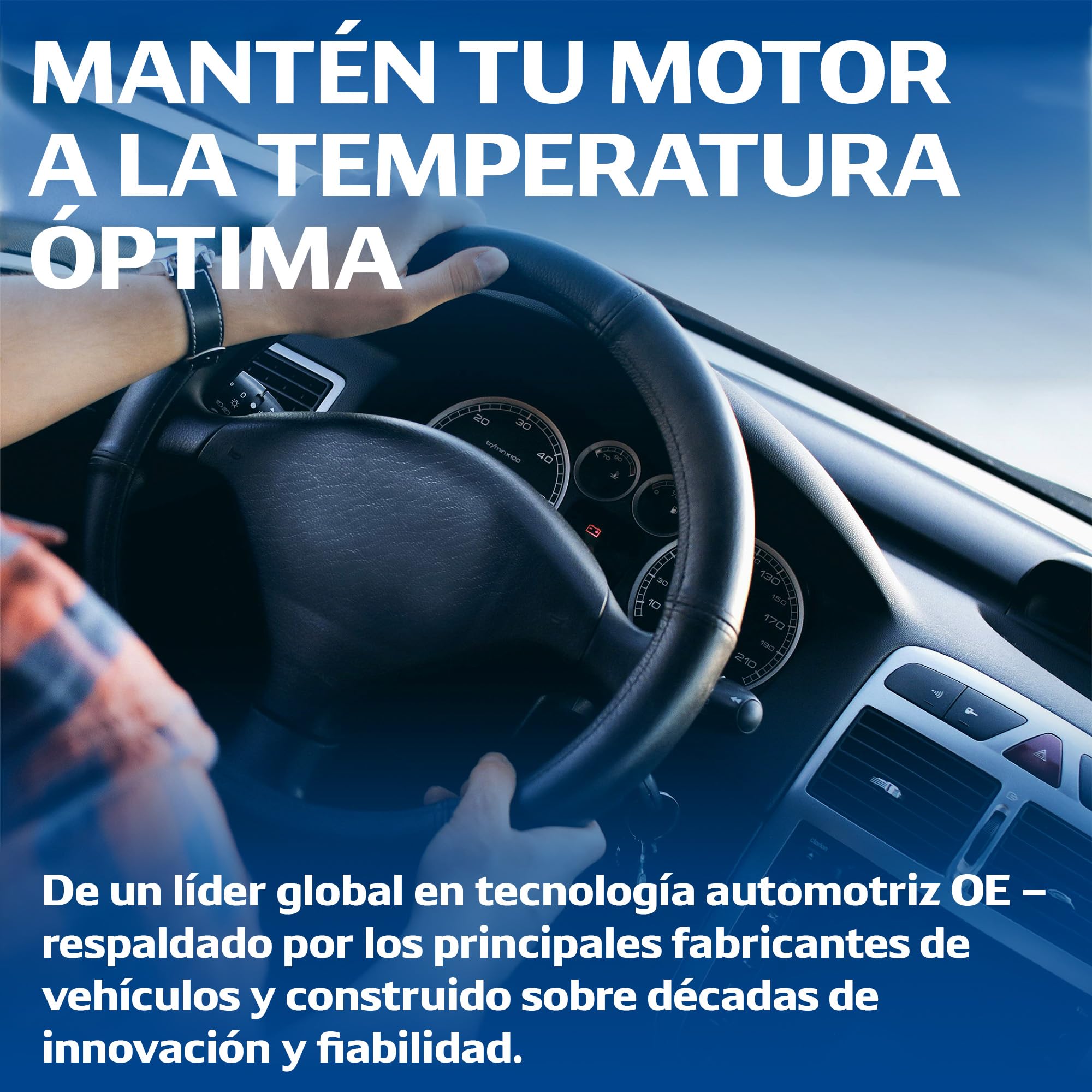 DENSO Termostato (Número de pieza DTM89768) para sistema de refrigeración del vehículo – Calidad OE, sustitución de ajuste directo, control preciso de temperatura, protección del motor