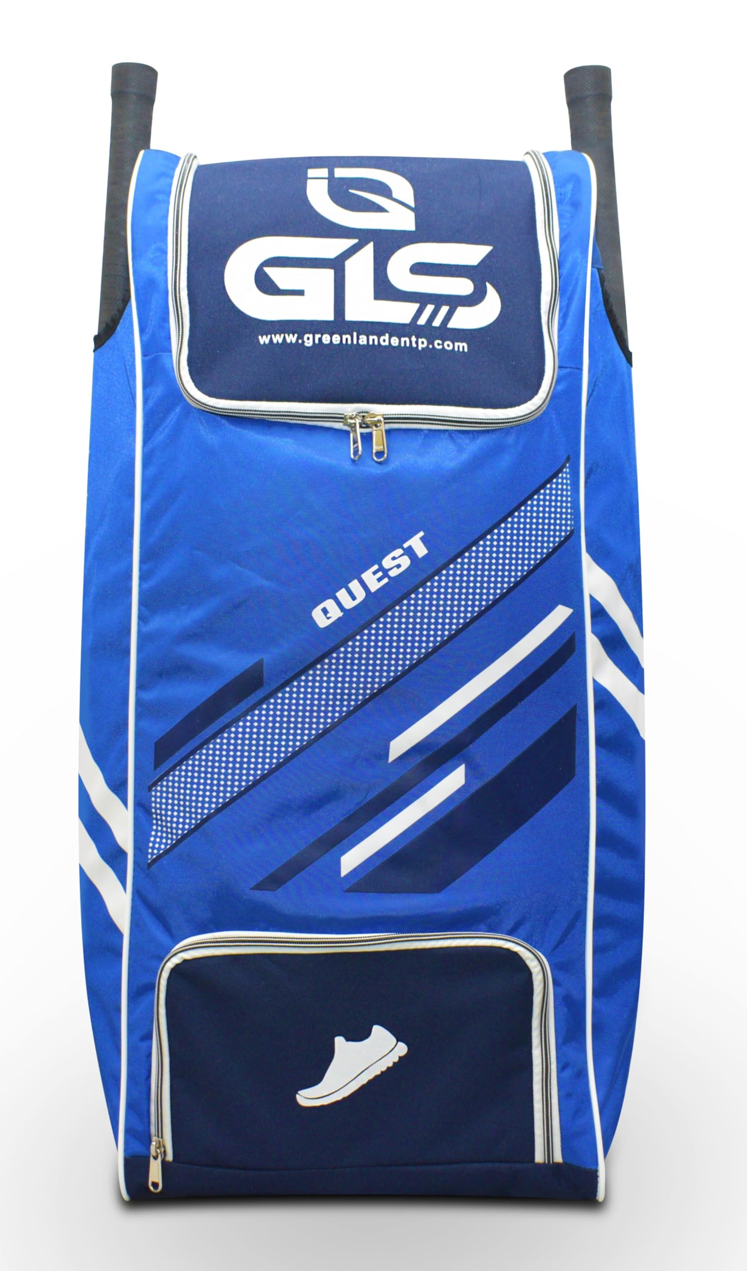 GLS Quest Cricket Kit Bag with Two Bat Pocket Compartment (Blue, Kit Bag) (B0DGY3D6GF) Amazon Price History, Amazon Price Tracker