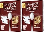 Divina Krunch Granola Flaxseeds, Walnuts, Pecans, Sesame and Hazelnuts 400 g