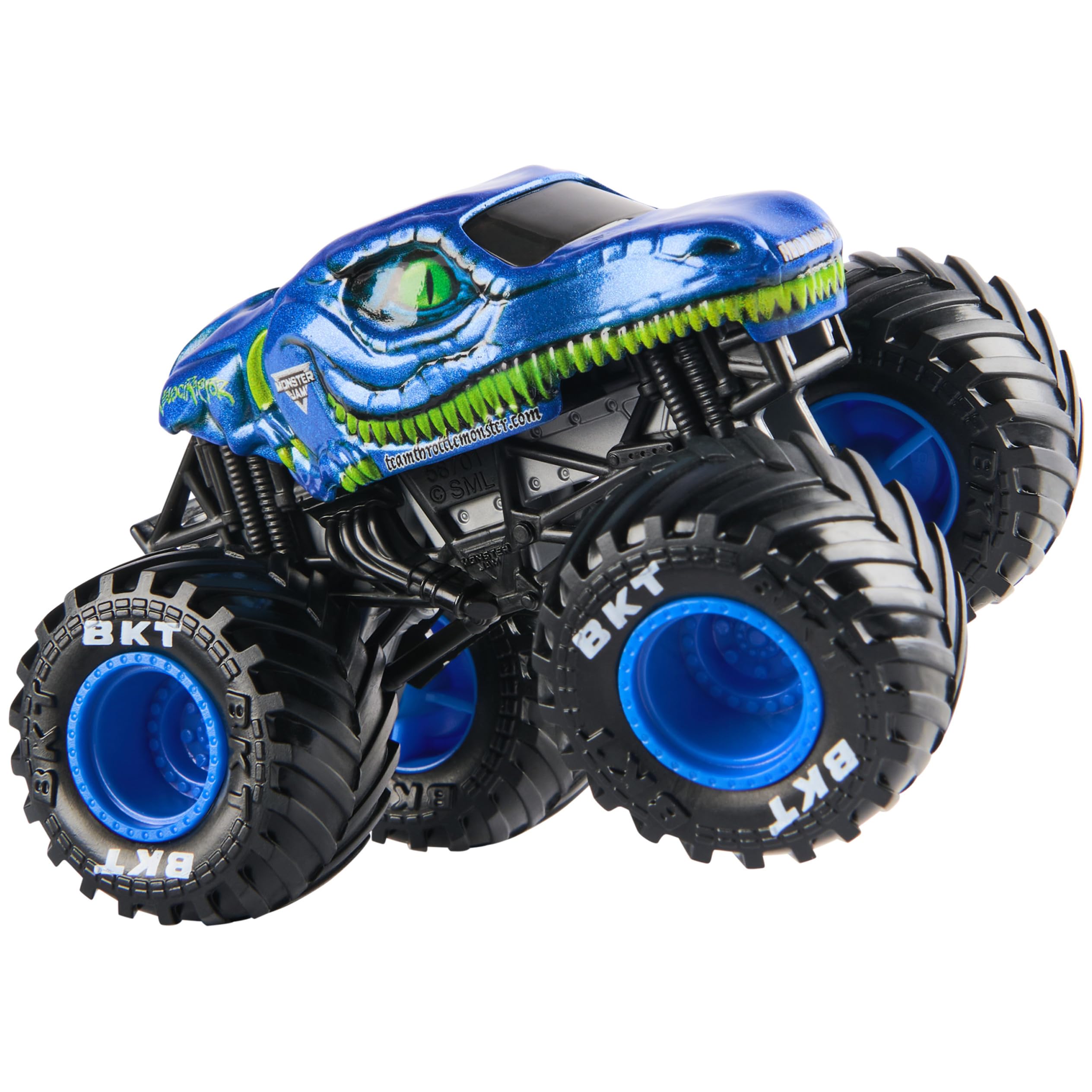 Monster Jam, Official Velociraptor Monster Truck, Die-Cast Vehicle, 1:64 Scale, Kids Toys for Boys Ages 3 and up