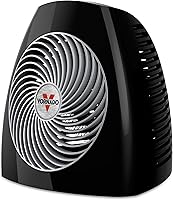 Vornado MVH 2025 Space Heater: Vortex Whole Room Heating, 3 Heat Settings, Adjustable Thermostat, Tip-Over Safety, Black