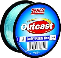 Vista 2 de Zebco Outcast Línea de Pesca de Monofilamento, Baja Memoria y Estiramiento, Alta Resistencia a la Tensión