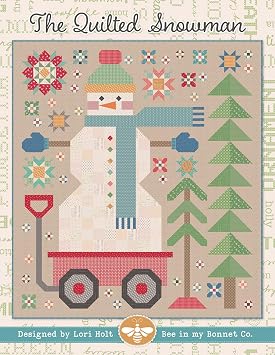 The Quilted Snowman Quilt Pattern by Lori Holt of Bee in my Bonnet and Its Sew Emma, ISE-285