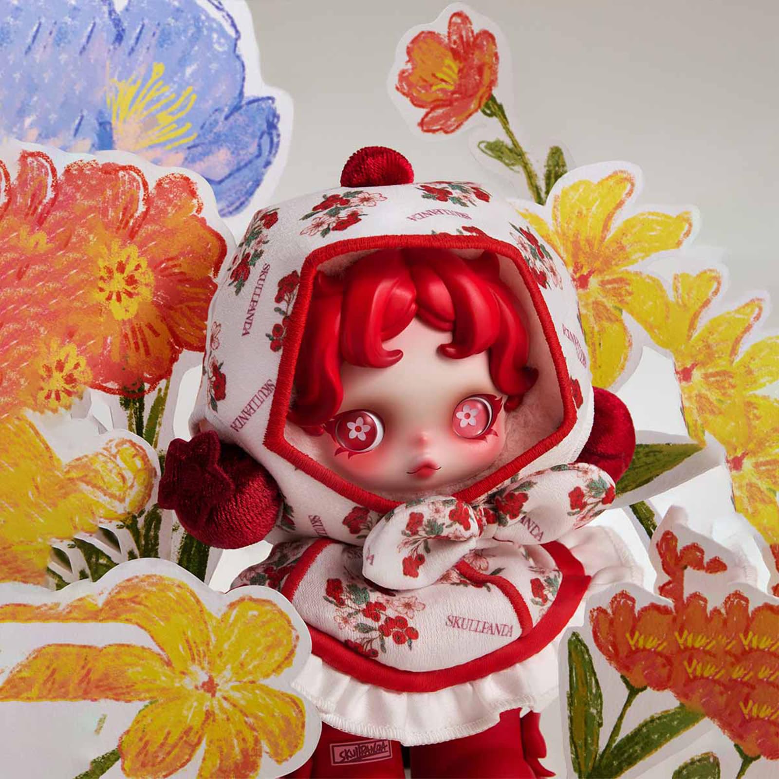 【即日発送】スカルパンダ Amid Flowers ぬいぐるみペンダント ② Amazon.co.jp: 【POP MART 公式ストア】SKULLPANDA Amid Flowers