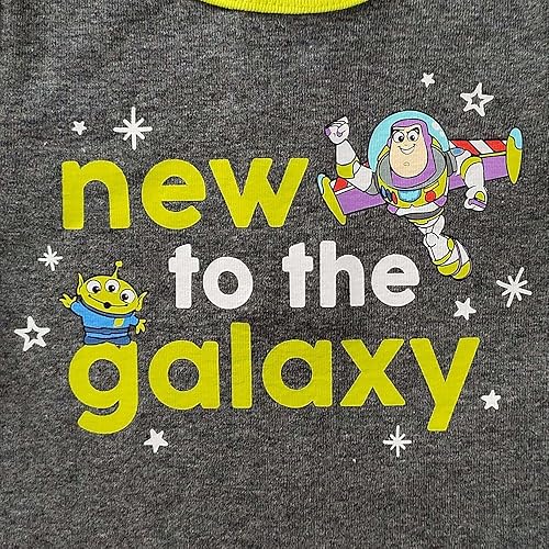 Vista 2 de Disney Pixar Buzz Lightyear - Body para bebé, Toy Story, talla 12-18 meses