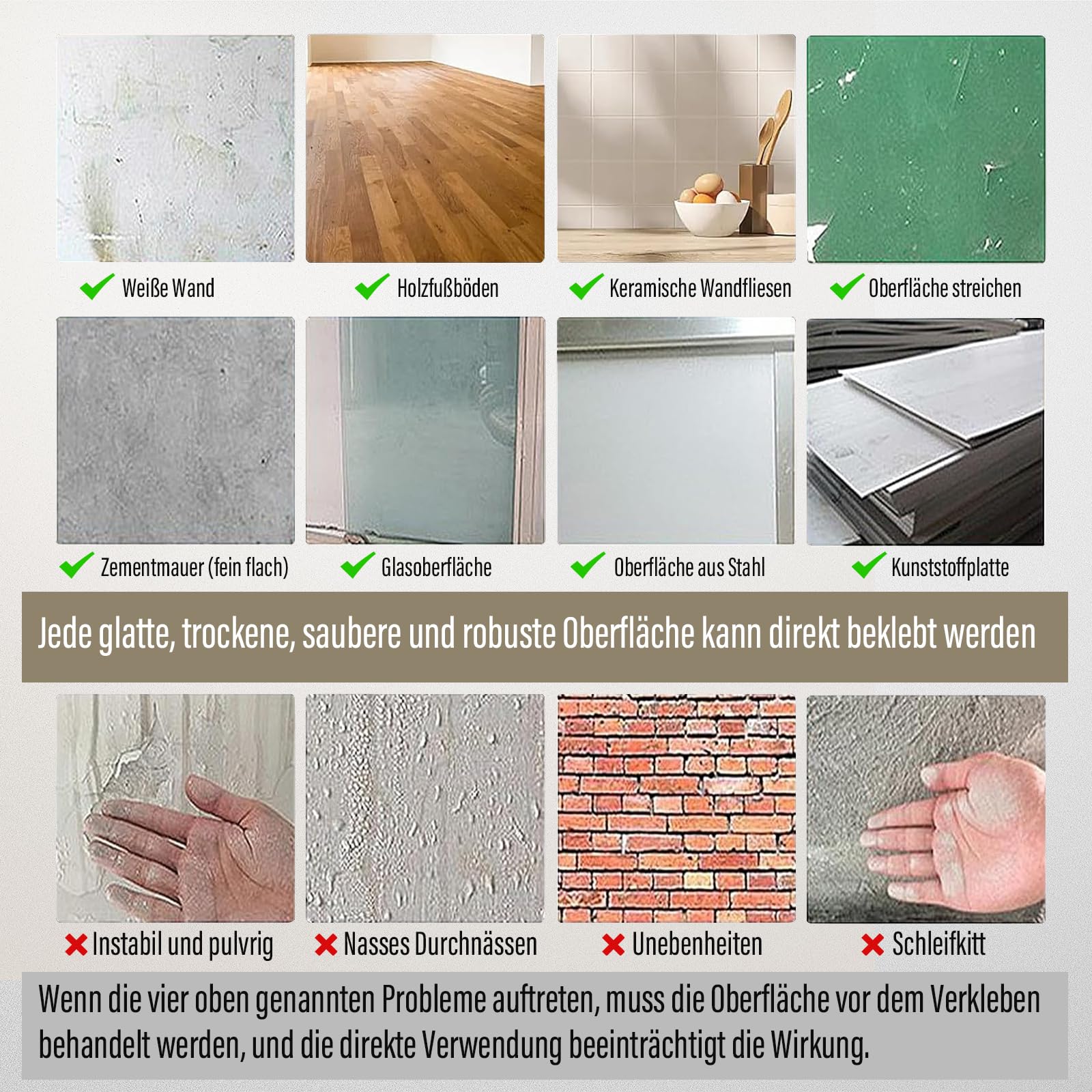 OJTOJT Wandfliesen Selbstklebend 30x30cm 44 Stück, Peel and Stick Tiles, Wasserfest, Marmor Fliesenaufkleber für Küche Wohnzimmer