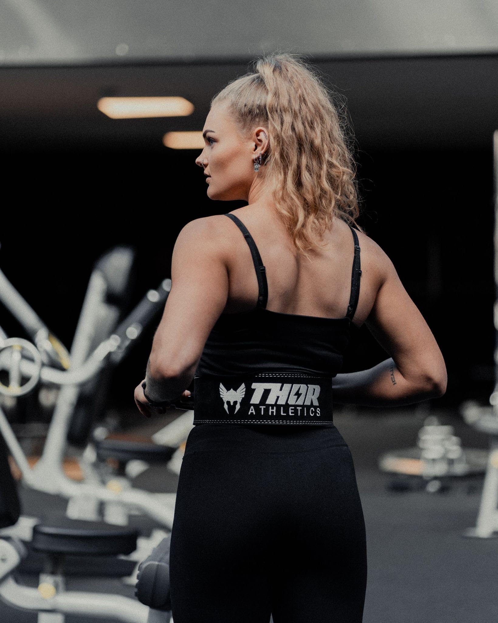 Thor Athletics Cintura Palestra, Cintura Sollevamento Uomo Donna, Cintura Powerlifting, In Vera Pelle