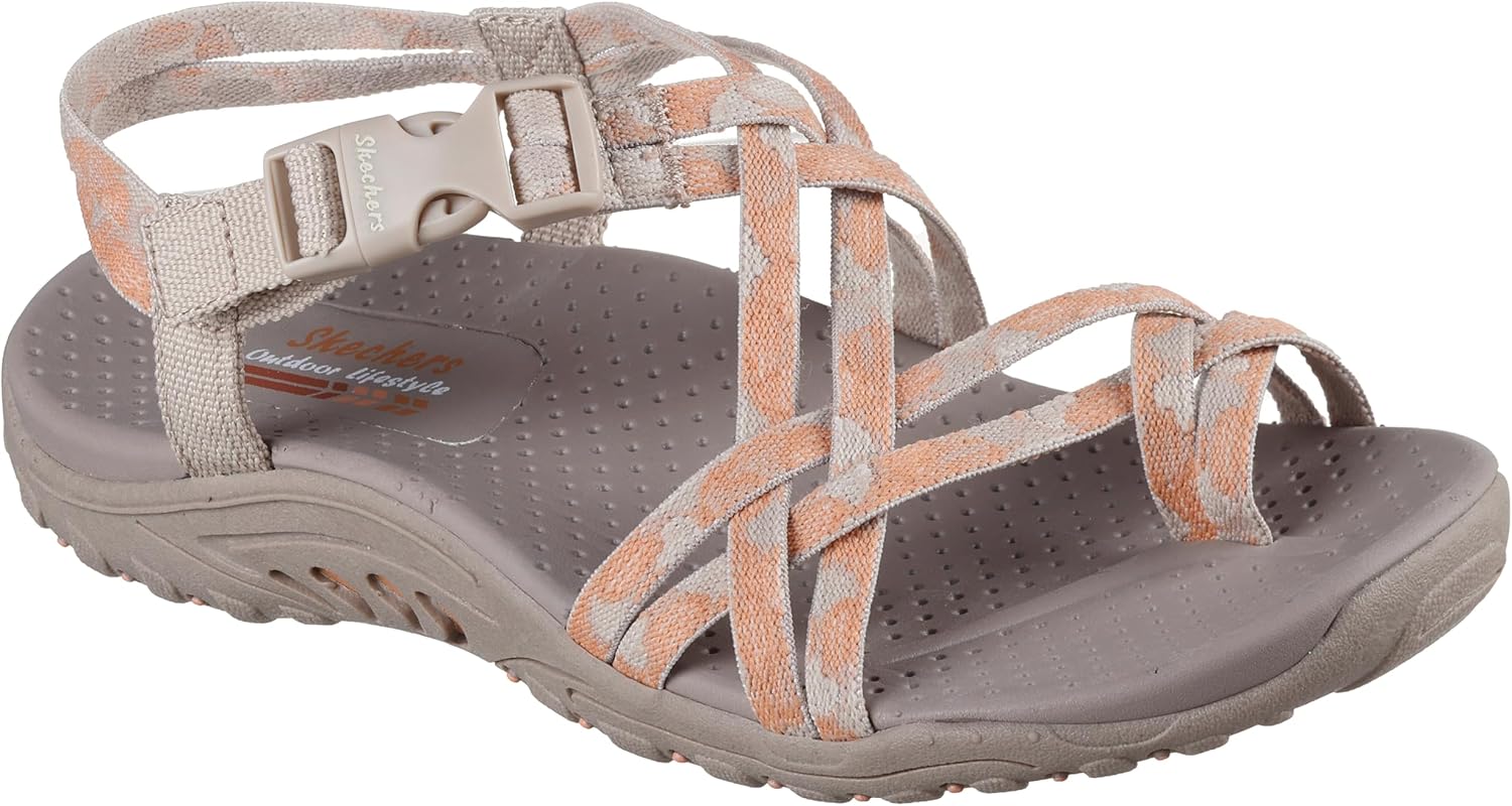 Reggae Skechers Taupe Sandals Skechers Reggae Irie Mon