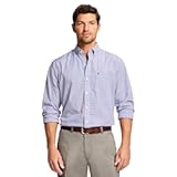 Men&apos;s Performance Comfort Long Sleeve Plaid Button Down