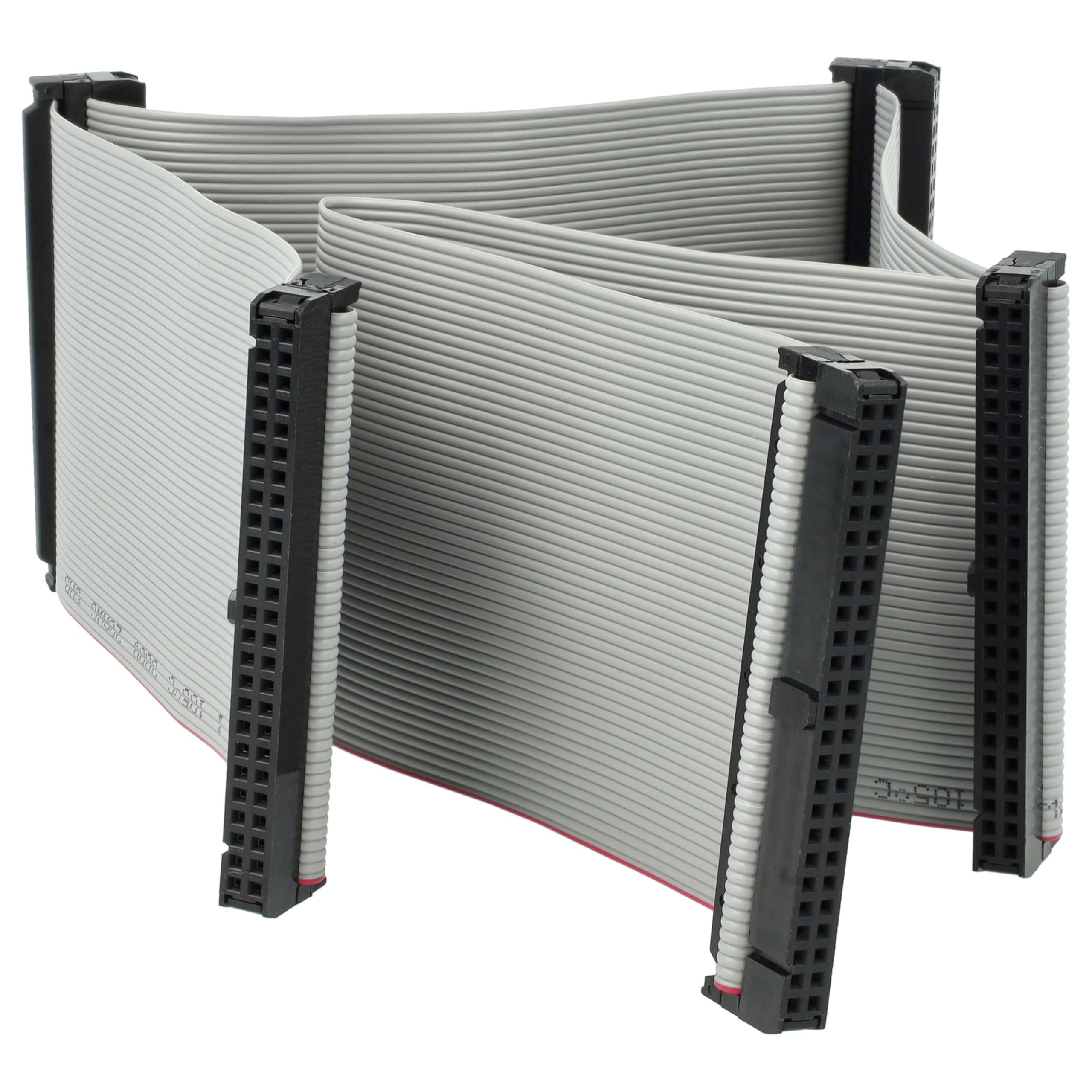 vhbw cavo a nastro SCSI per collegare 5 dispositivi SCSI - Cavo interno, 50 pin, 50 cm