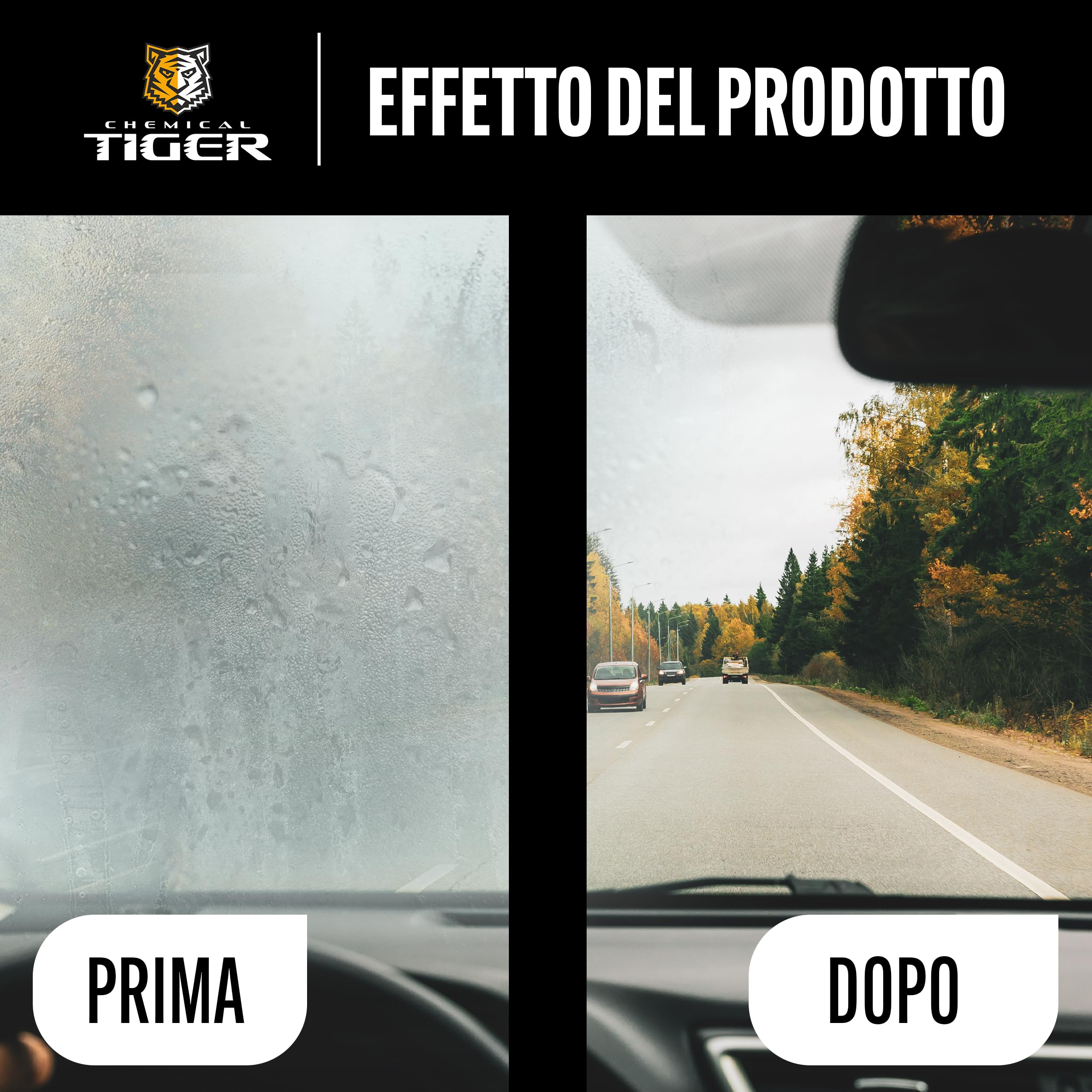 Spray antiappannante per occhiali, parabrezza dell'auto - Antiappannante per finestrini, specchietti retrovisori e laterali - PERFECT Antifog 500 ml