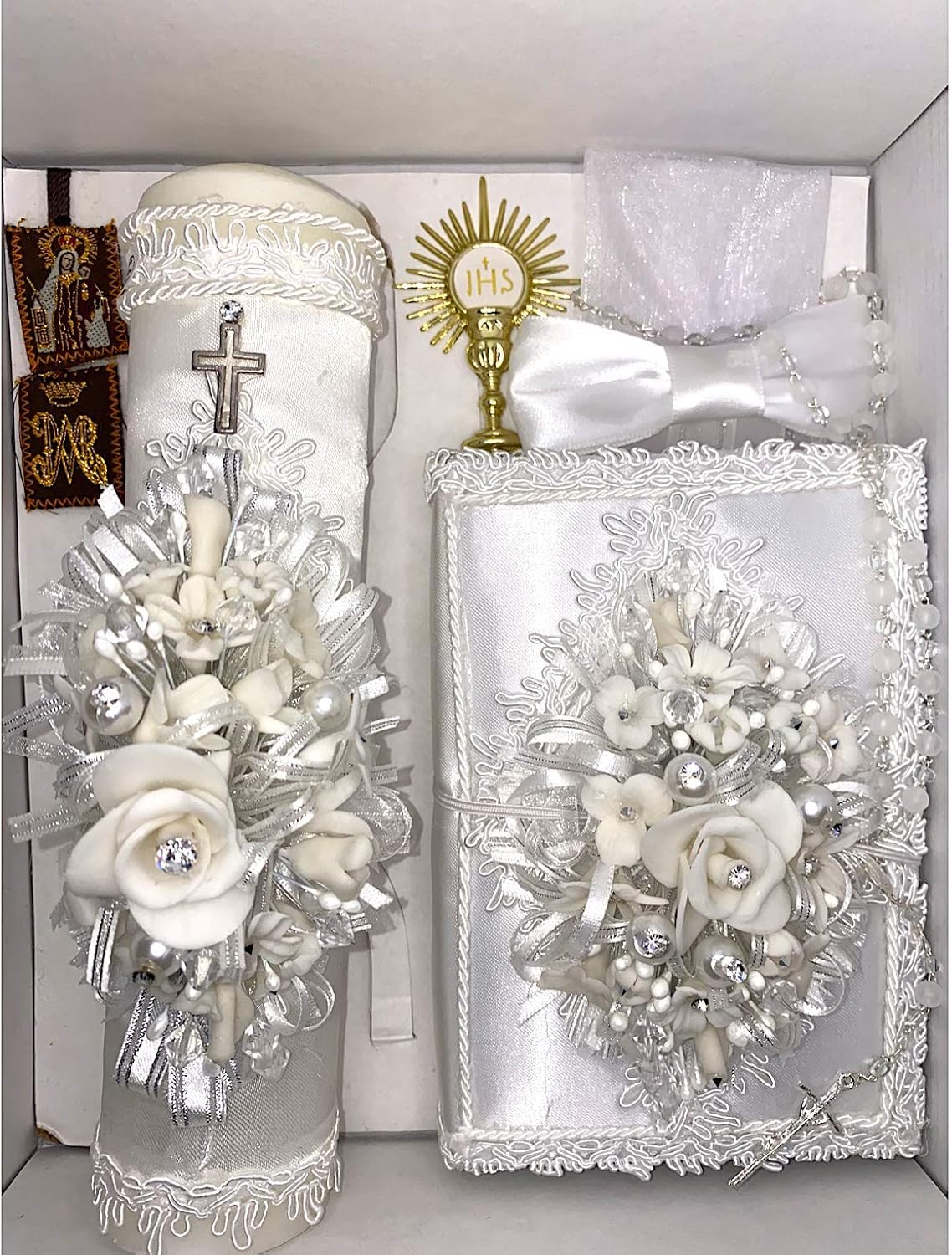 First Communion Candle/Vela de Primera Communion Set MX-405C
