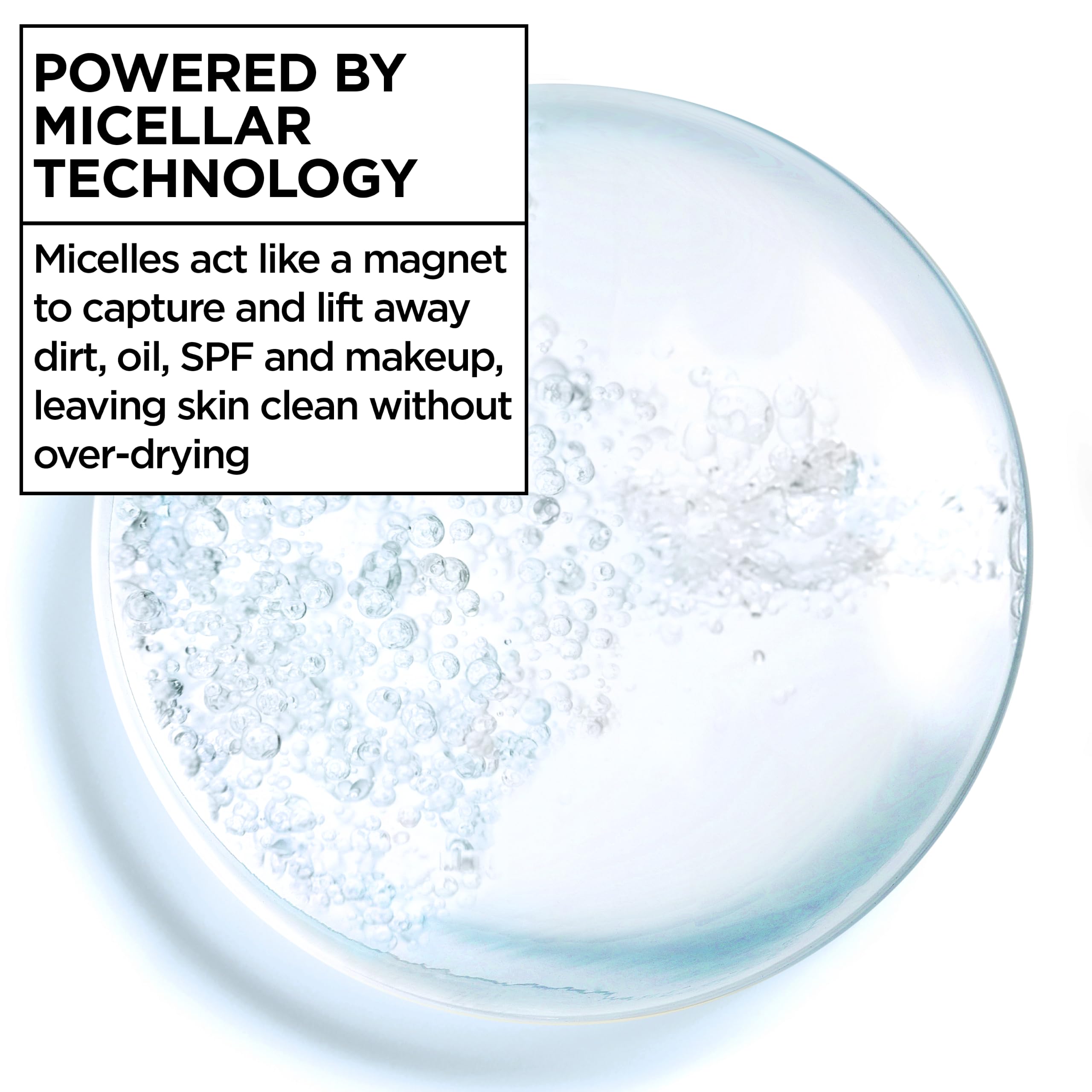 Garnier SkinActive Micellar Cleansing Water, For Waterproof Makeup, 13.5 Fl Oz