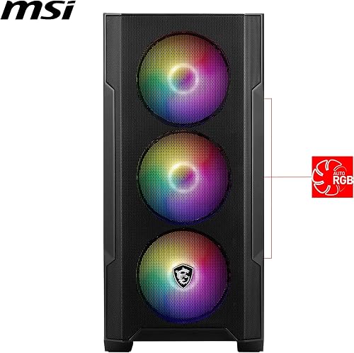 MSI MAG Forge M100A Boîtier PC Gaming Micro-ATX - 2