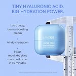 LANEIGE Water Bank Blue Hyaluronic Cream Moisturizer: Hydrating Korean Face Cream with Squalane & Ceramide for Skin Barrier Support, Dermatologist-Tested