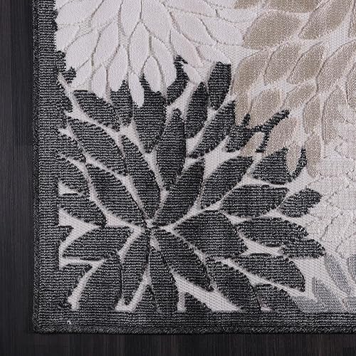 Miniatura 243 de CAMILSON Indoor Outdoor Rug 5x7 Bohemian Medallion Floral Area Rugs for Indoor and Outdoor Patios Easy-Cleaning Non-Shedding Living Room Garden and