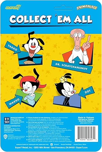 Miniatura 3 de Super7 Animaniacs Wakko - Figura de reacción de 375 pulgadas