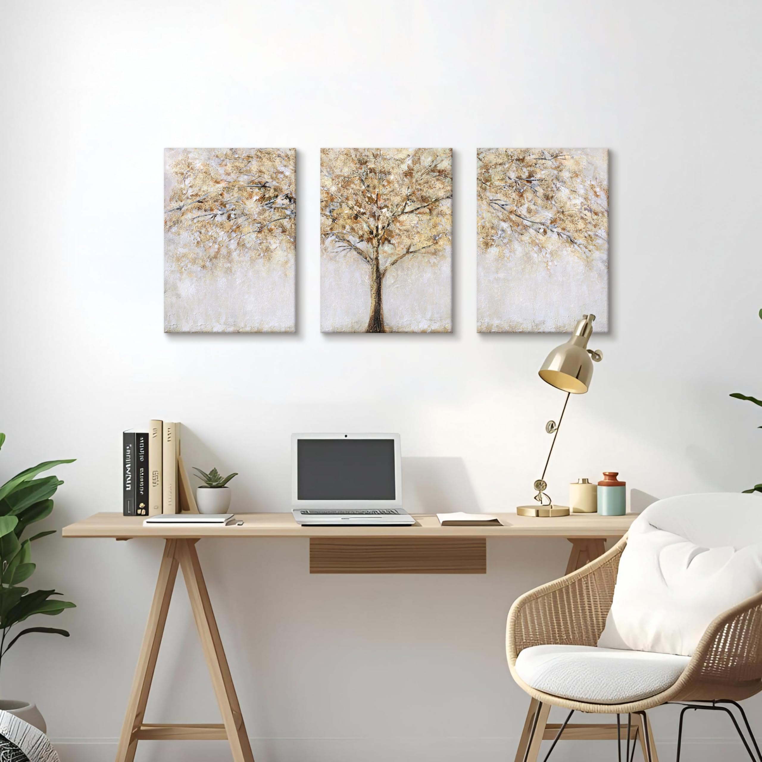 Arbre De Vie Arbre Tableau Décoration Murale Papillons Colorés Arbres