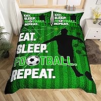 Vista 14 de Feelyou Eat Sleep - Juego de ropa de cama de baloncesto para niñas y niños, funda de edredón de baloncesto, funda de edredón para jugadores, funda