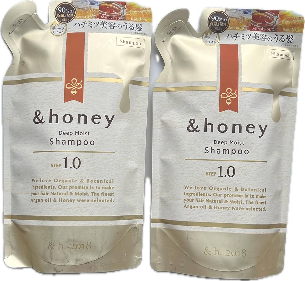 Amazon.com : &-honey Deep Moist Shampoo Only Refill, 350ml