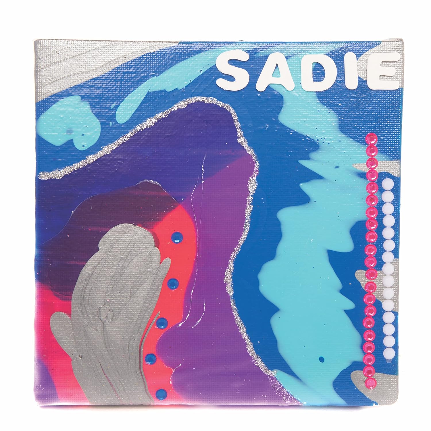 Baker Ross FE637 Winter Self Adhesive Gems - Pack of 900, Card Making Supplies, Embellishments for Crafting, Craft Supplies for Kids