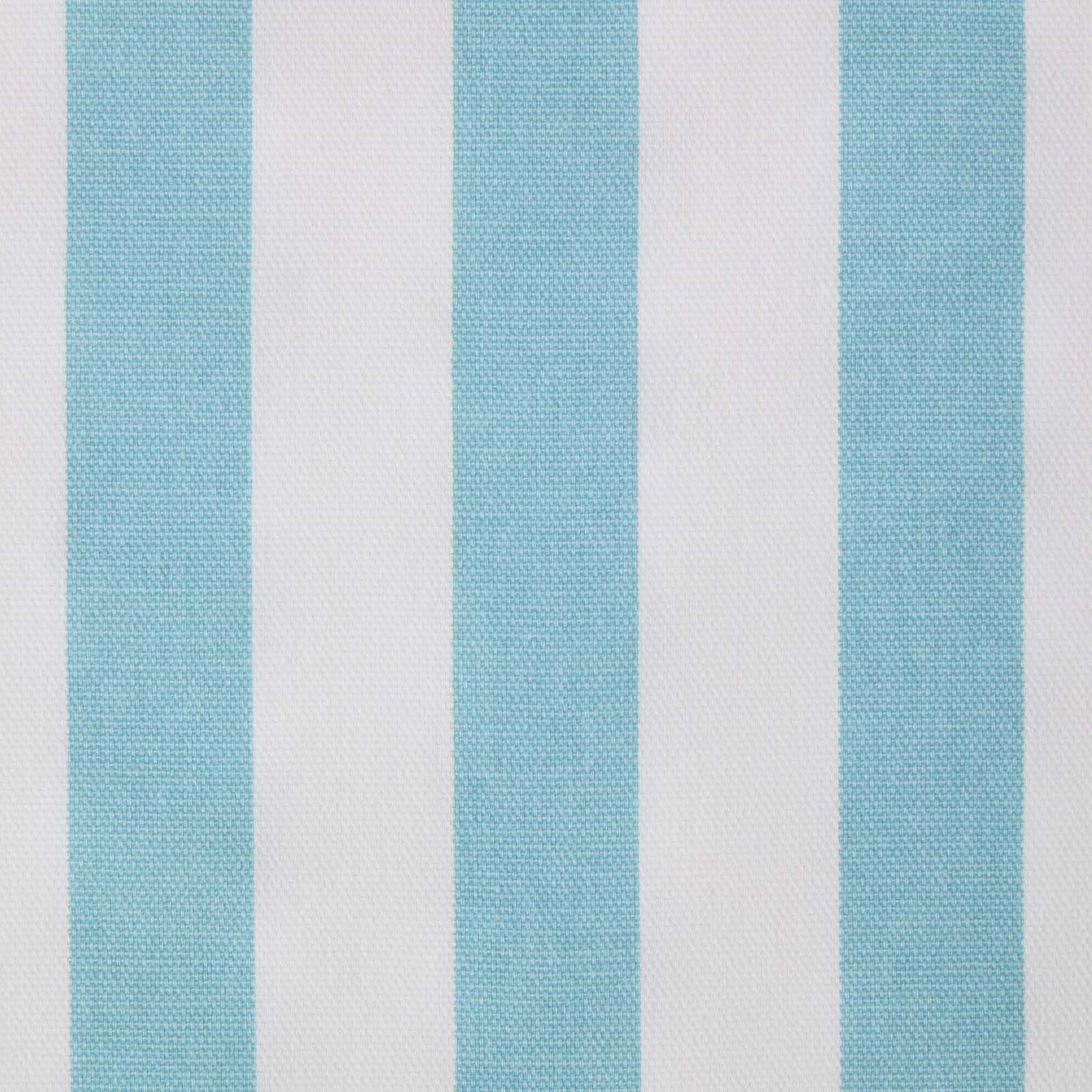 Homescapes Blau Pure Cotton Blue Thick Stripes Curtain Fabric Material