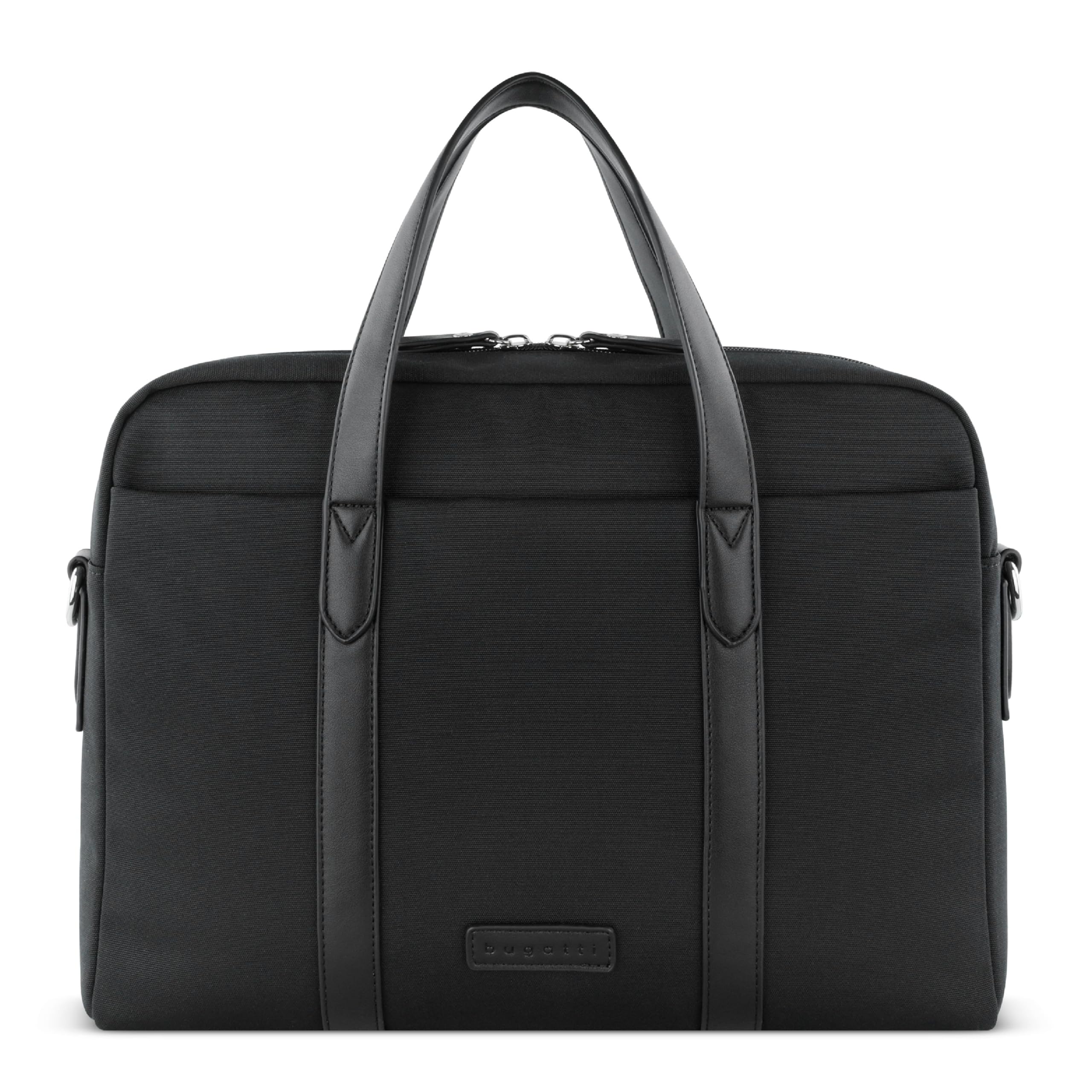 bugatti Maro Herren-Aktentasche aus Polyester, Business-Tasche mit Laptopfach ca. 15"