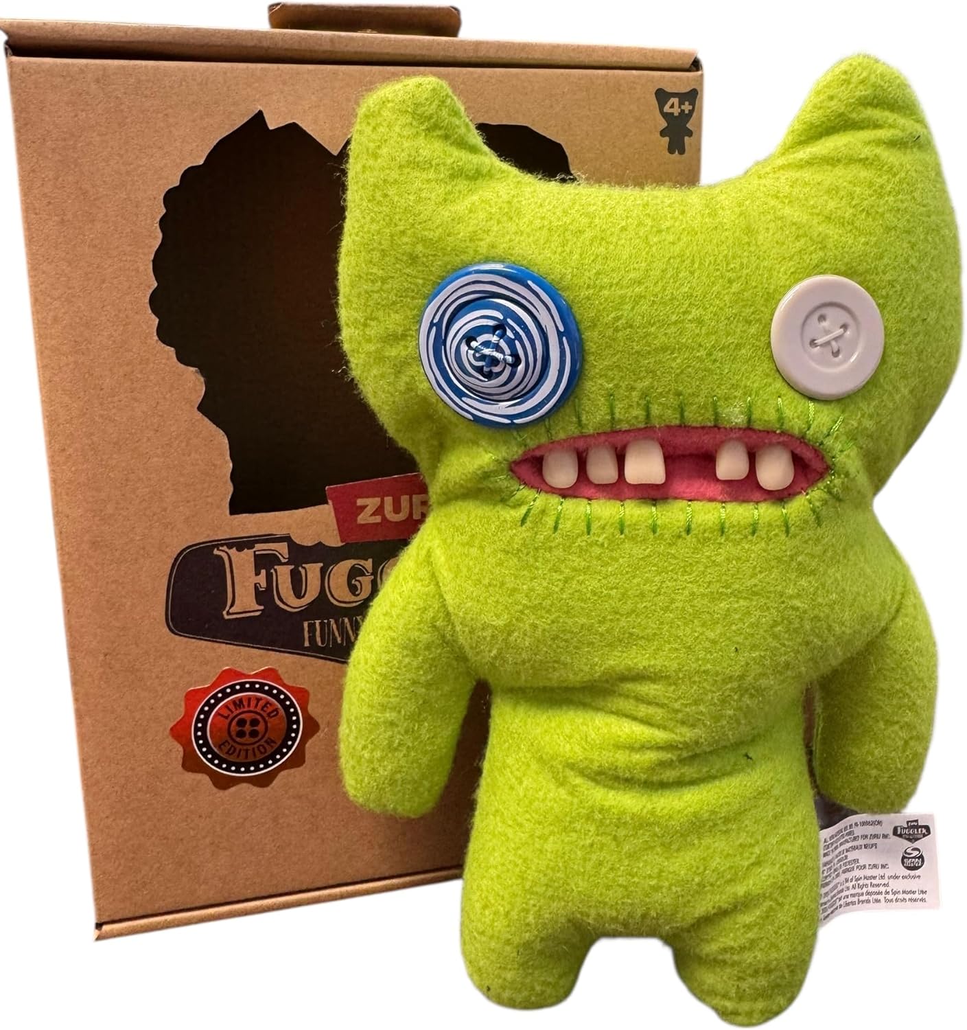 ZURU Fuggler Funny Ugly Monsters Limited Edition Crew 9" Plush Stuffed Animal (Indecisive Monster)