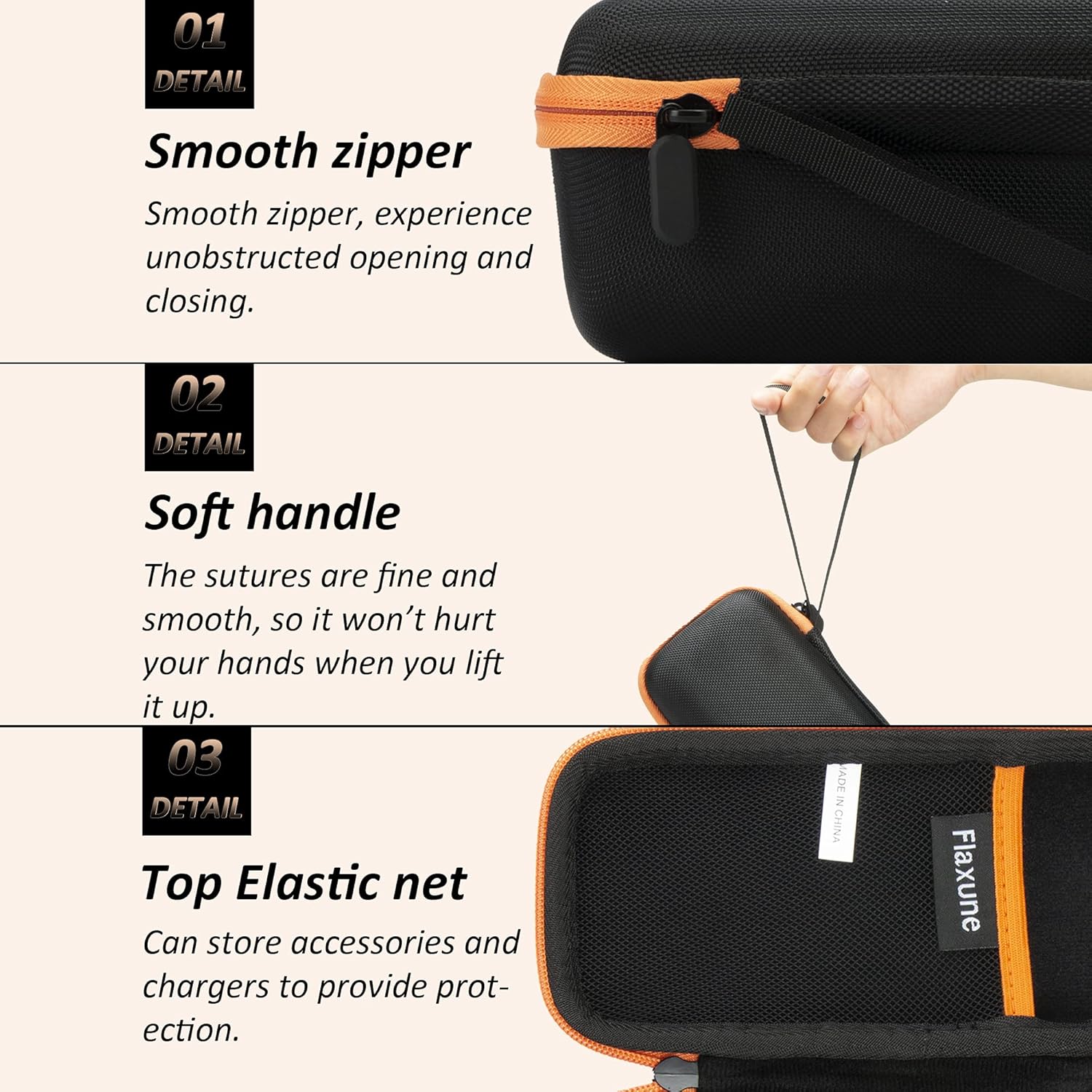 flaxune storage case replacement for bushnell golf wingman gps speaker