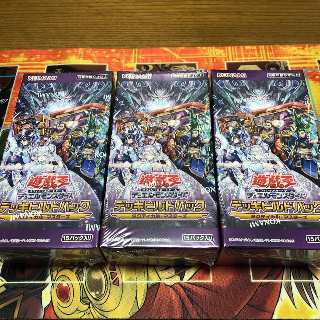 遊戯王　デッキビルドパック タクティカル・マスターズ 3箱 Amazon | コナミデジタルエンタテインメント(Konami Digital