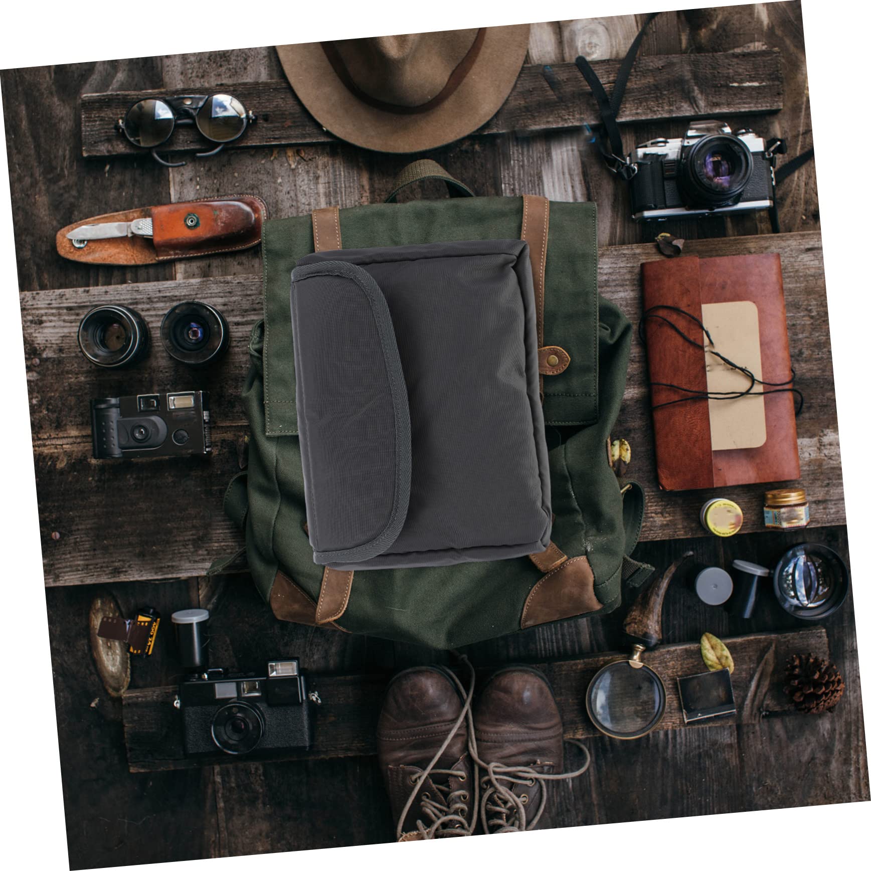 Uonlytech Bolsa para Cámara DSLR Inserto Protector para Mochila Bolsa para Lente de Cámara y Flash para Viajes