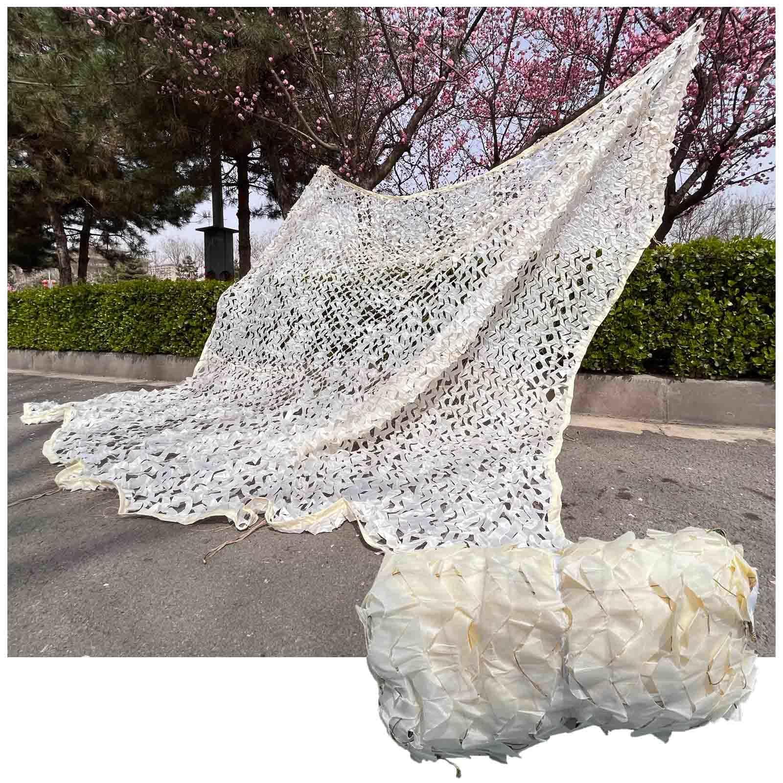 Dzhtuf Beige Camouflage Shade Netting, Camouflage Net,2X3m,3X4m,4X5m,Military Reinforced Netting,Party Decoration Camo Net,Sun Protection Camouflage Netting,Shooting Camping Net,-3X3m/9.8X9.8ft