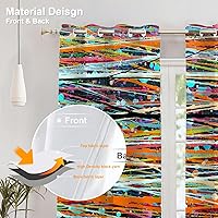 Vista 621 de Cenefas de cocina modernas con patrón de cobre marrón dorado para ventanas, cenefas opacas abstractas de marcas de arañazos y cortinas opacas