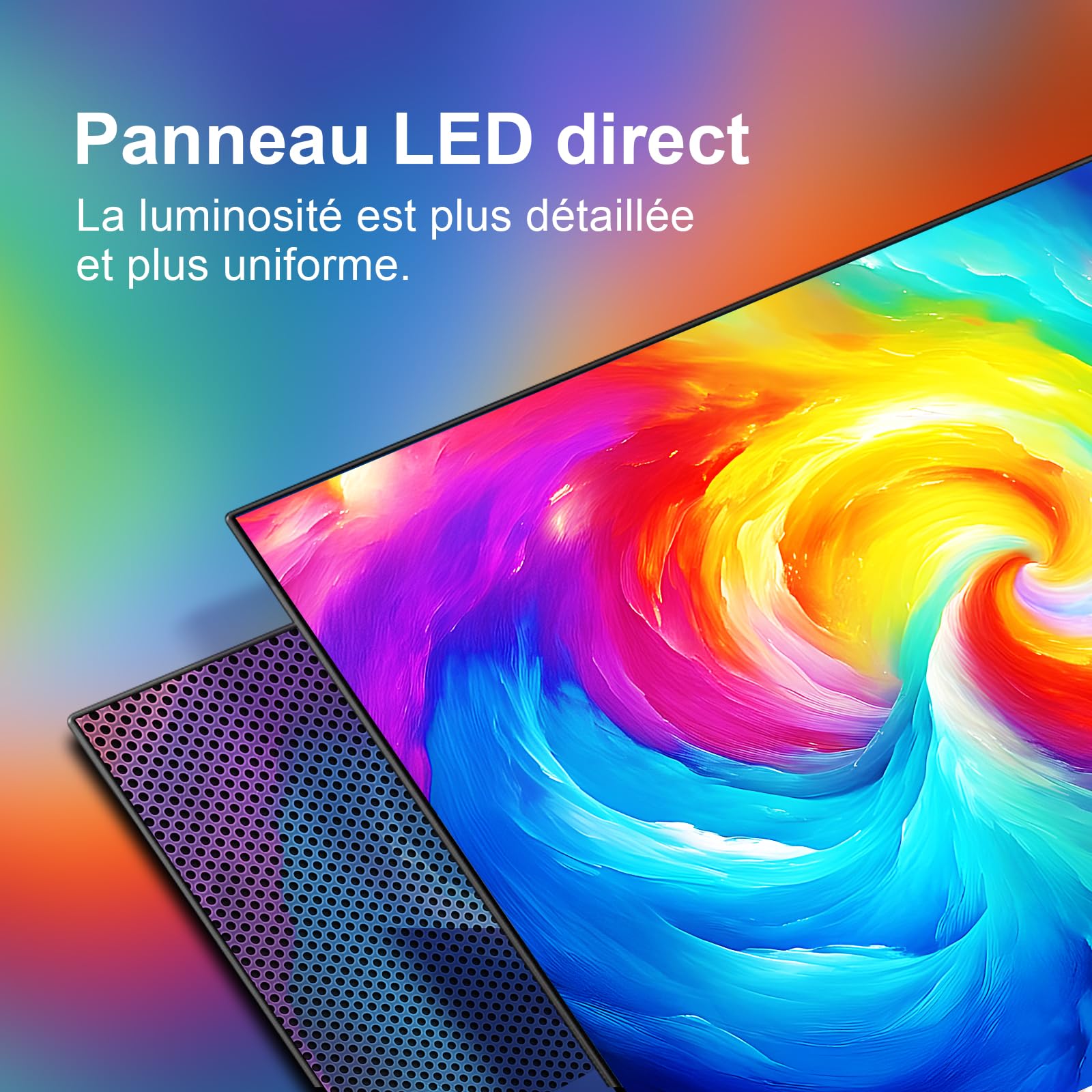 HKC Smart TV 32 Pouces (80 cm) FHD, sans Bord Connectée Télévision avec WiFi, App Store, Triple Tuner(DVB-T/T2, DVB-C, DVB-S/S2), AirPlay (H32N1F-V, 2026)
