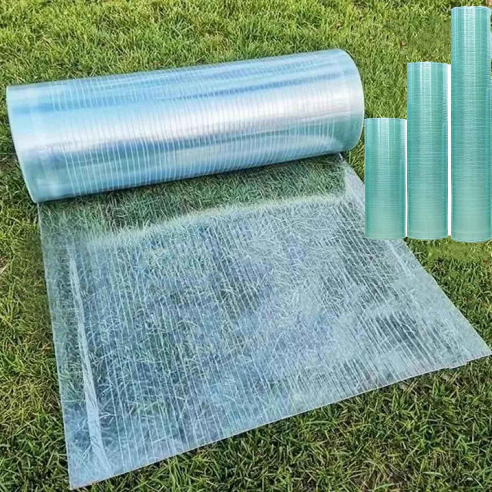 Strato del tetto del policarbonato, copertura esterna resistente ai raggi UV di plastica trasparente e pannelli della serra, spessore durevole 0,8 mm