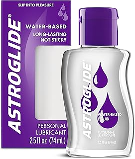 Water Based Lube (3oz) and Liquid Personal Lubricant (2.5oz) Bundle, Ultra Gentle Gel and Long Lasting Pleasure Personal Lubes, Condom Compatible