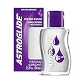 Astroglide Water Based Lube (3oz) and Liquid Personal Lubricant (2.5oz) Bundle, Ultra Gentle Gel and Long Lasting Pleasure Personal Lubes, Condom Compatible