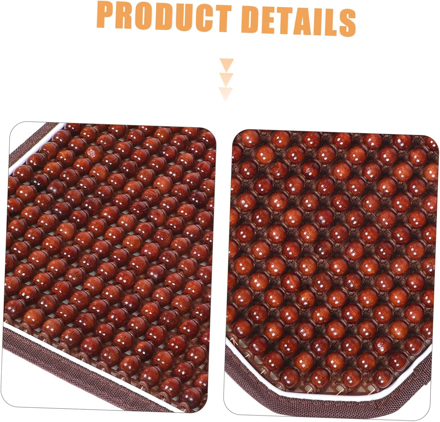 TIDTALEO Office Seat Cushion Beads Ergonomic Car and Chair Pad for and Breathable Cushion for Use