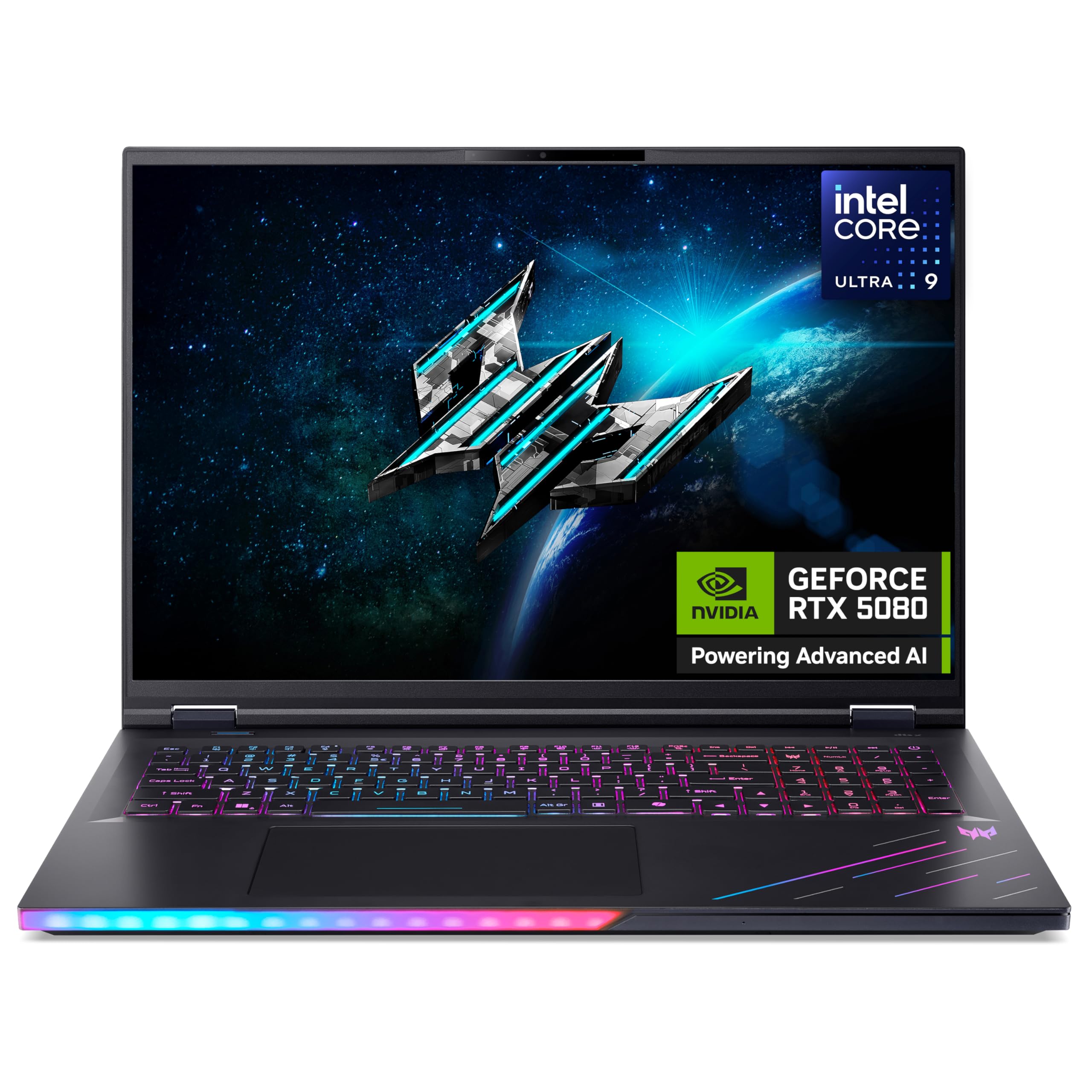 Acer Predator Helios 18 AI PH18-73 Gaming Laptop - Intel Core Ultra 9 275HX, 64GB, 1TB Gen5 SSD, NVIDIA GeForce RTX 5090 24G, 18' WQUXGA Mini LED, Windows 11, Black