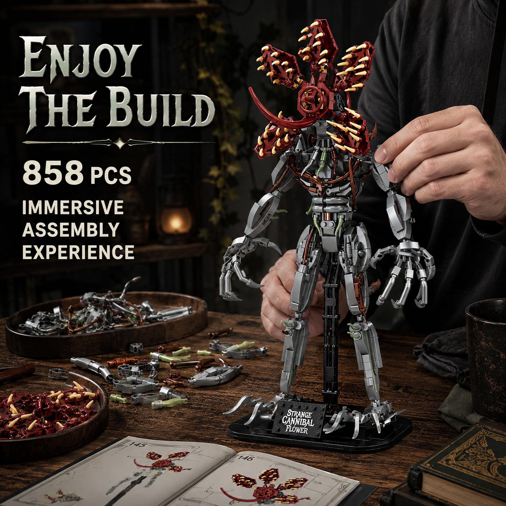 Amazon.com: LQPFBSM 2-in-1 Strange Cannibal Flower Building Block