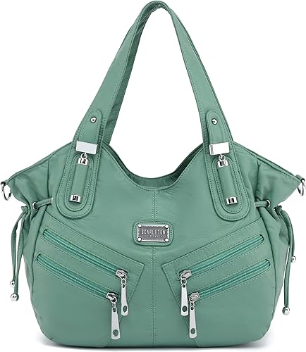 SCARLETON Handbags for Women Purses for Women Women Purses and Handbags Womens Purse wMultiple Pockets H1485 Ash Grey, Black, Brown, Coffee Brown,