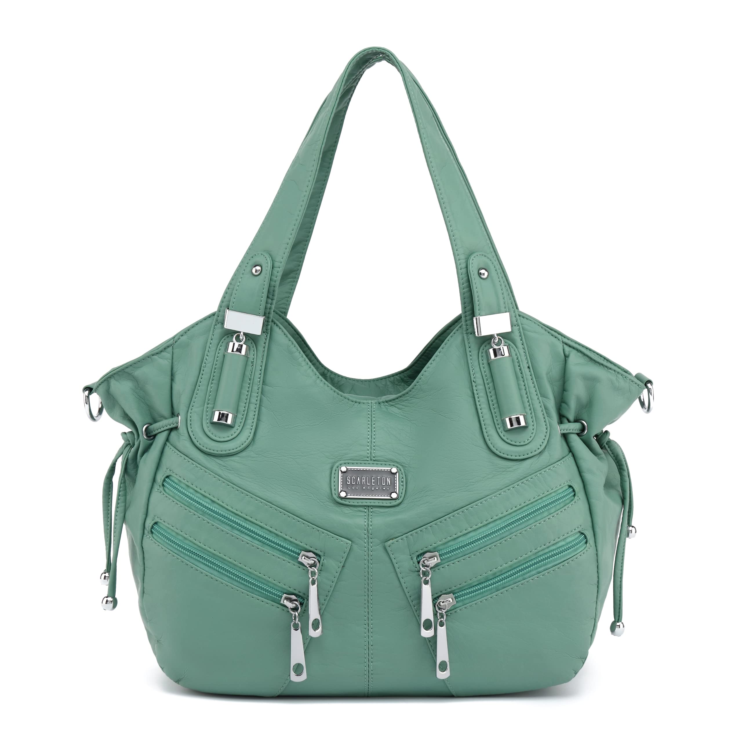 Scarleton Purses for Women, Top Handle Hobo Tote Bag, Faux Leather Satchel Shoulder Bag Large, H1476