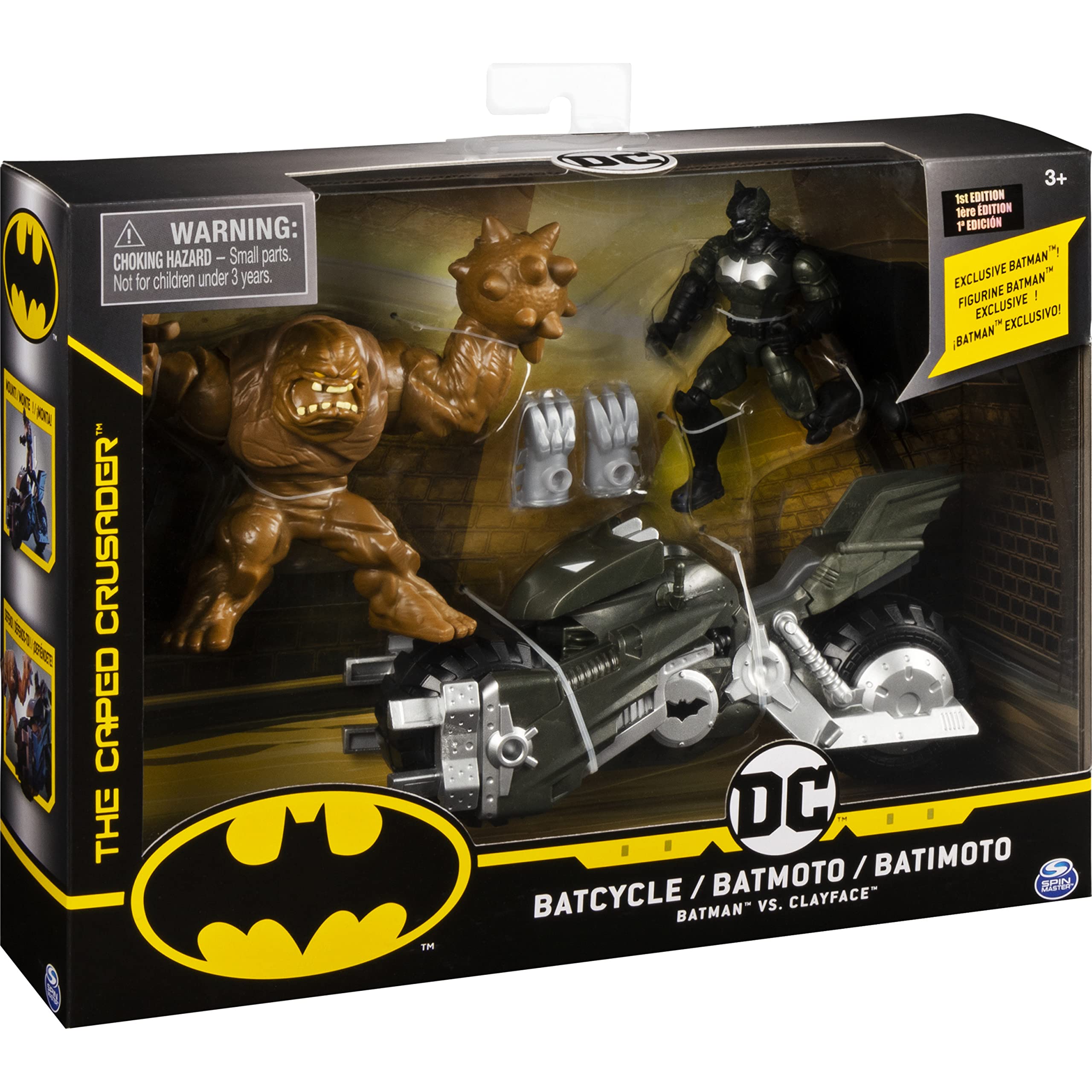 Buy DC Comics BATMAN Batcycle Vehicle with Exclusive BATMAN and