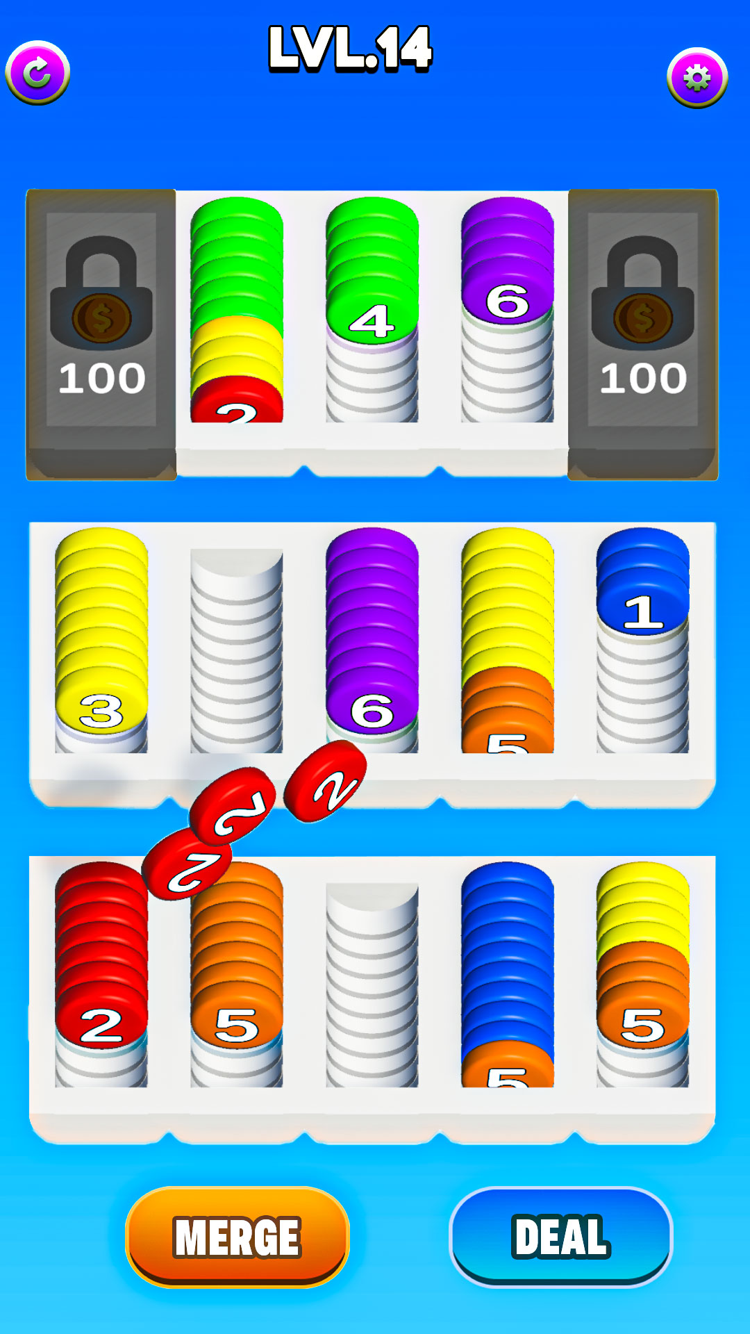 Coin Sort Color Match 3D Puzzle Master: Stack Coins Merge Challenge ...