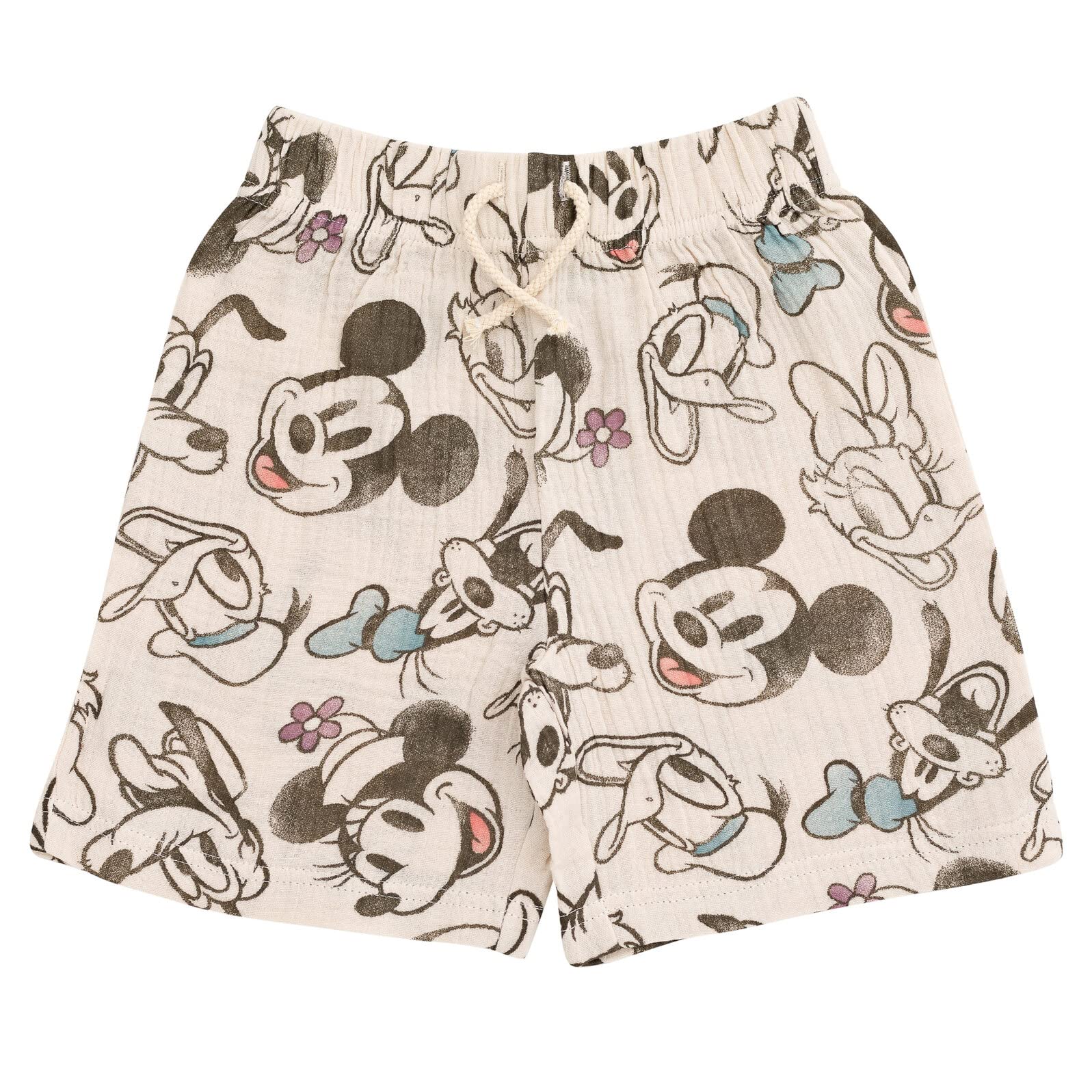 Disney Kubuś Puchatek Myszka Mickey Mouse Zestaw Krótka sukienka dla noworodka małe dziecko, Szare szorty z guzikami, Myszka Miki i przyjaciele, 3-6 miesięcy, Szare szorty z guzikami, Mickey i