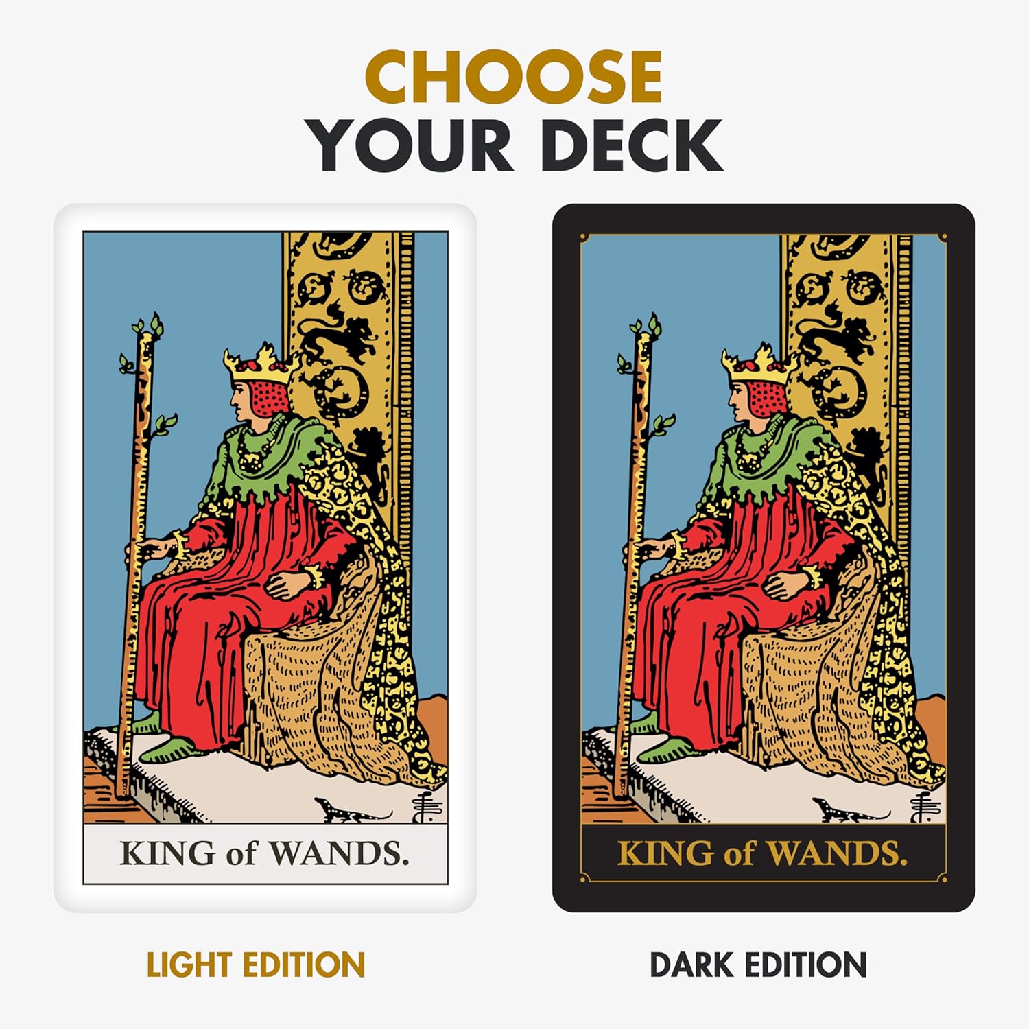 Wyspell Classic Tarot Cards for Beginners - Original Tarot Cards with Guide Book - Beginner Friendly - Traditional Tarot Deck (Light) - Image 8