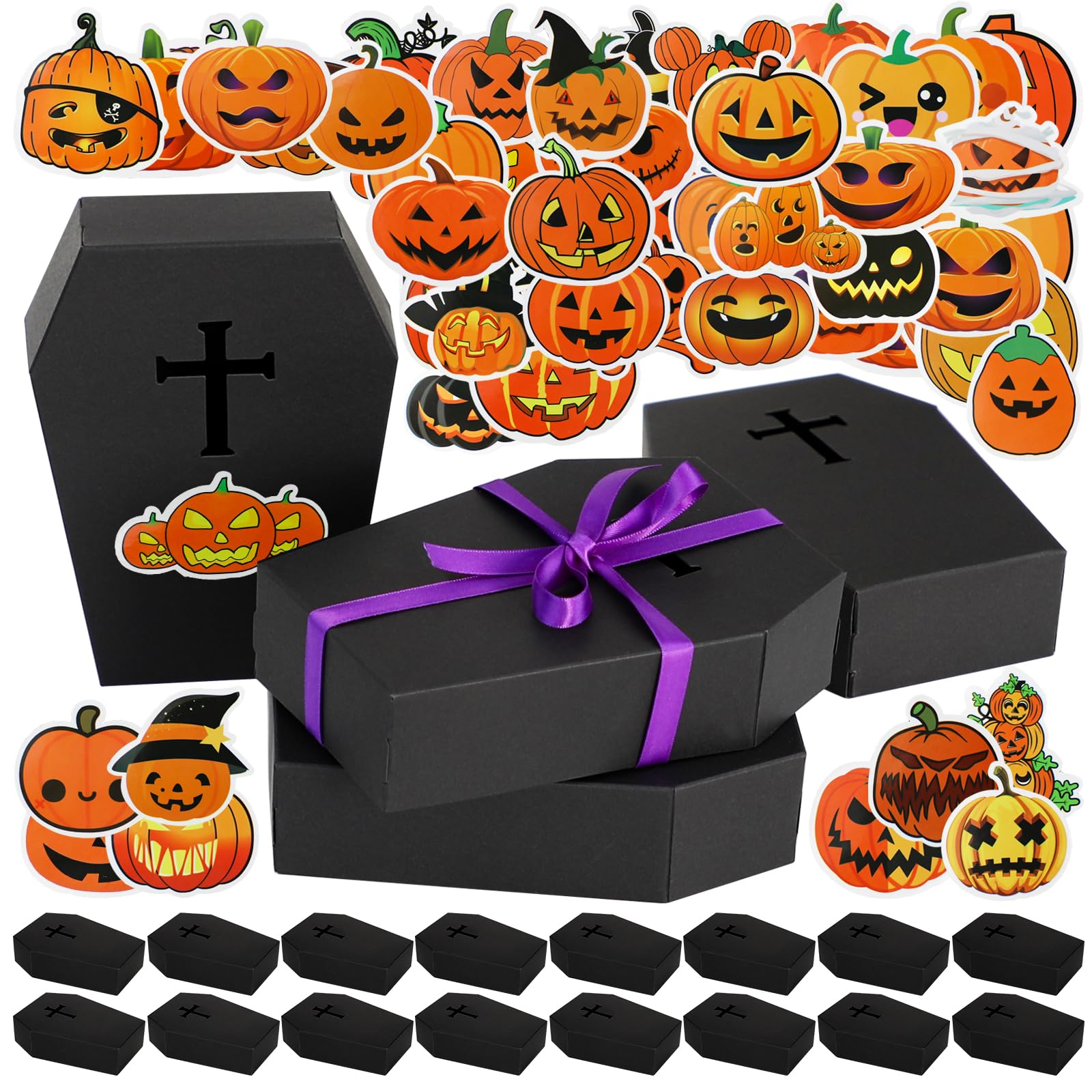OPELETNNT Halloween Coffin Box