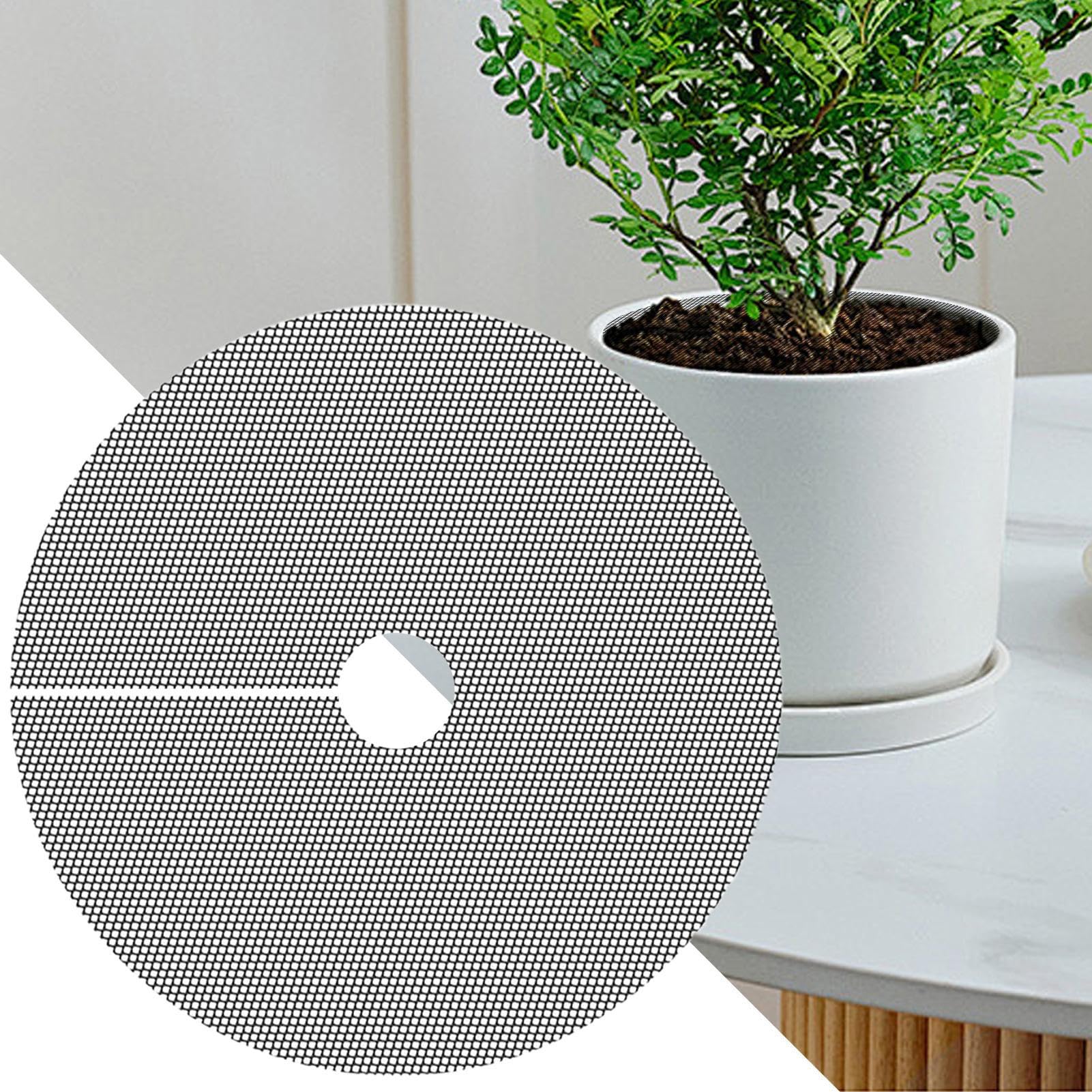 Generisch Griglia per vasi da fiori, 4 pezzi, copertura per piante regolabile, 40 cm, per interni ed esterni, balcone, terrazza, giardino