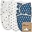 3-Pack Organic Baby Swaddle Sleep Sacks - Swaddles for Newborns, Infant 0-3 Months, Baby Girls, Boys, Soft & Snug Newborn Sleep Sack, Nursery Swaddling Blankets (Cosmo)