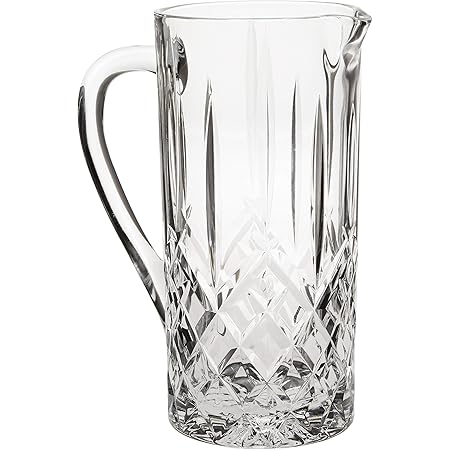 Amazon.com | Godinger Beverage Pitcher Carafe, Cocktail Bar Mixing Glass - Dublin Collection, 34oz: Carafes & Pitchers